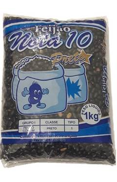 FEIJAO PRETO TP1 NOTA 10 1KG