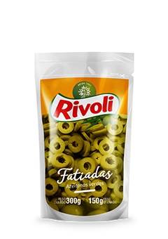 AZEITONA VERDE RIVOLI FATIADA 150G