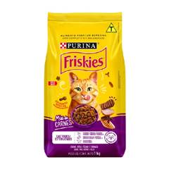 RACAO SECA FRISKIES MIX DE CARNES PARA GATOS CASTRADOS - 1KG