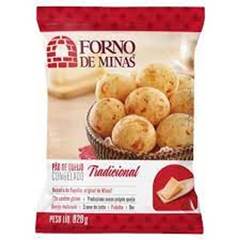 PAO DE QUEIJO CRU FORNO DE MINAS COQUETEL CONG 820G