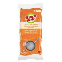 ESPONJA LARANJA N RISCA SCOTCH C/3UN