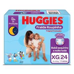 FRALDA ROUPINHA XG HUGGIES C/24UN