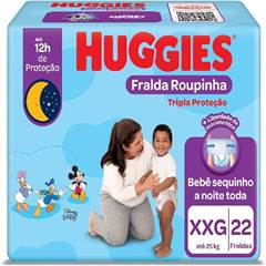 FRALDA ROUPINHA XXG HUGGIES C/22UN