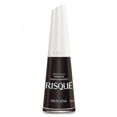 ESMALTE RISQUE CREM PRETO SEPIA 8ML