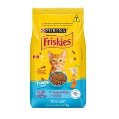 RACAO SECA FRISKIES FRANGO E LEITE PARA GATOS FILHOTES 1KG