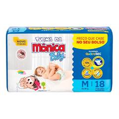 FRALDA DESCART TURMA DA MONICA M 18UND