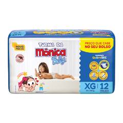 FRALDA DESCART TURMA DA MONICA XG 12UND