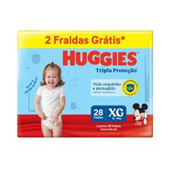 FRALDA DESCART HUGGIES TR MGNHA XG 28UN