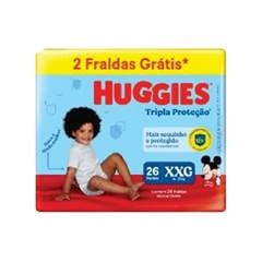 FRALDA DESCART HUGGIES TR MGNHA XXG 26UN