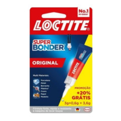 COLA SUPER BONDER 3G + 20% GRATIS