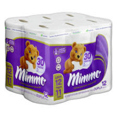 PAPEL HIGIENICO MIMMO FOLHA DUPLA 30M L12P11