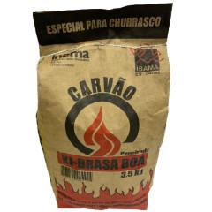 CARVAO VEGETAL KI BRASA BOA 3,5KG  